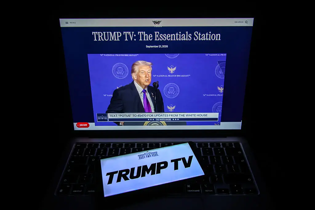 Trump TV launched on September 21 (Photo by Beata Zawrzel/NurPhoto via Getty Images)