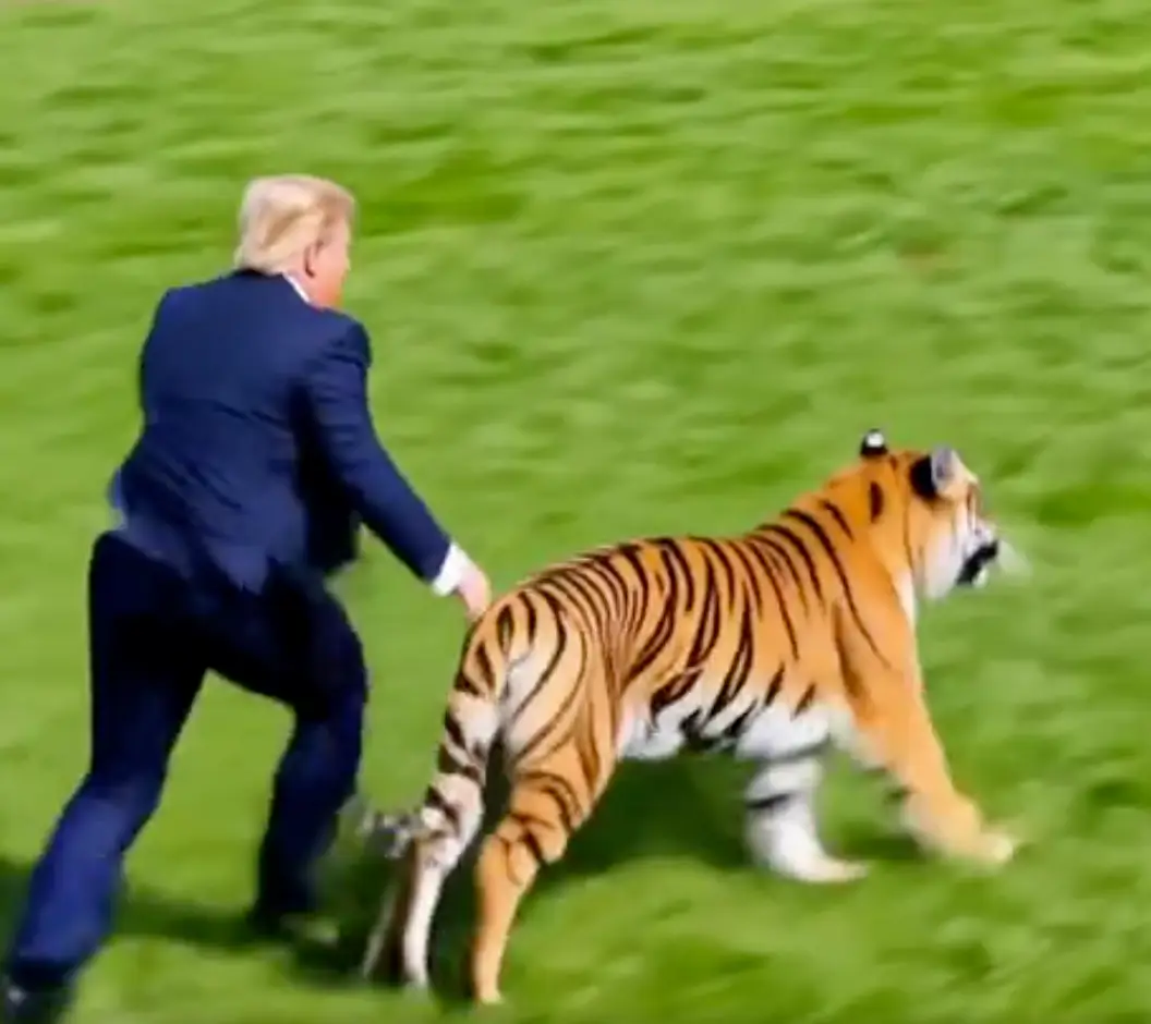 Trump shared the AI vid on Truth Social (@realDonaldTrump/Truth Social)