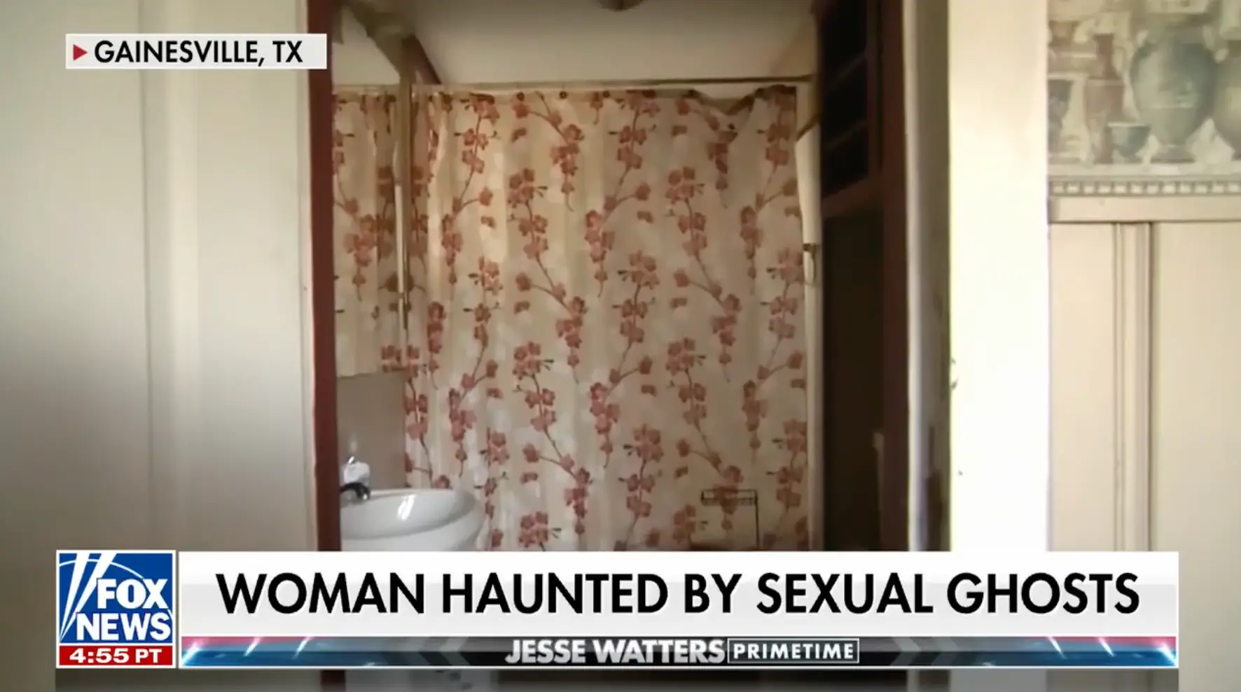 Hill once had a strange encounter while showering.