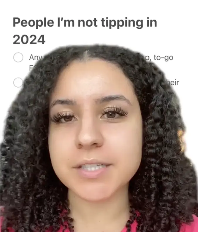 The former server has revealed the places she won't be tipping in 2024.