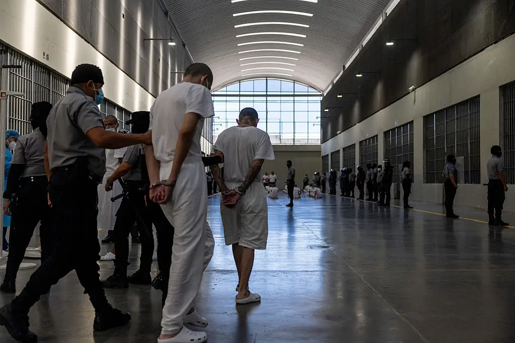The criminals eat the same meal twice every day. (John Moore/Getty Images)