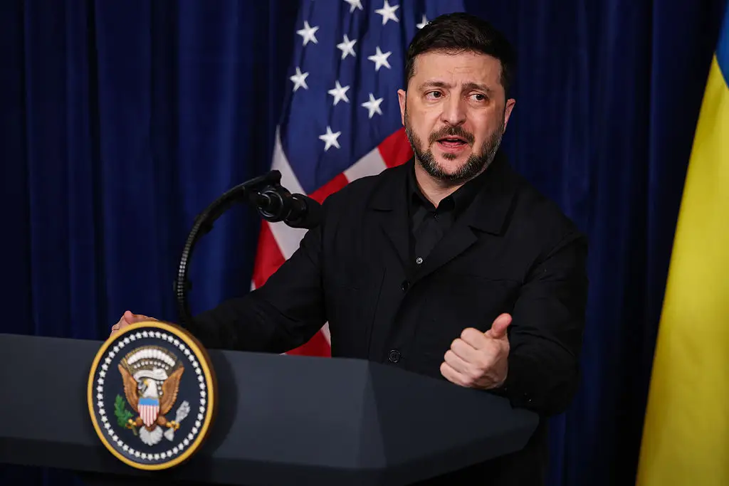 Ukrainian President Volodymyr Zelenskyy has reacted to the news of Maduro's arrest (Joe Raedle/Getty Images)