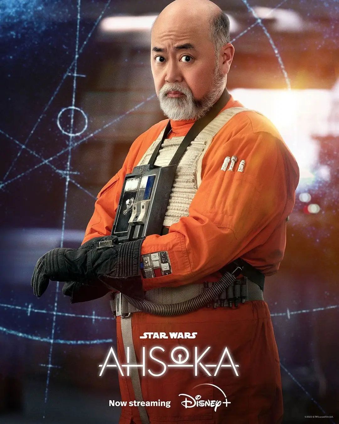 Here's Sun-Hyung Lee in his Ahsoka poster.
