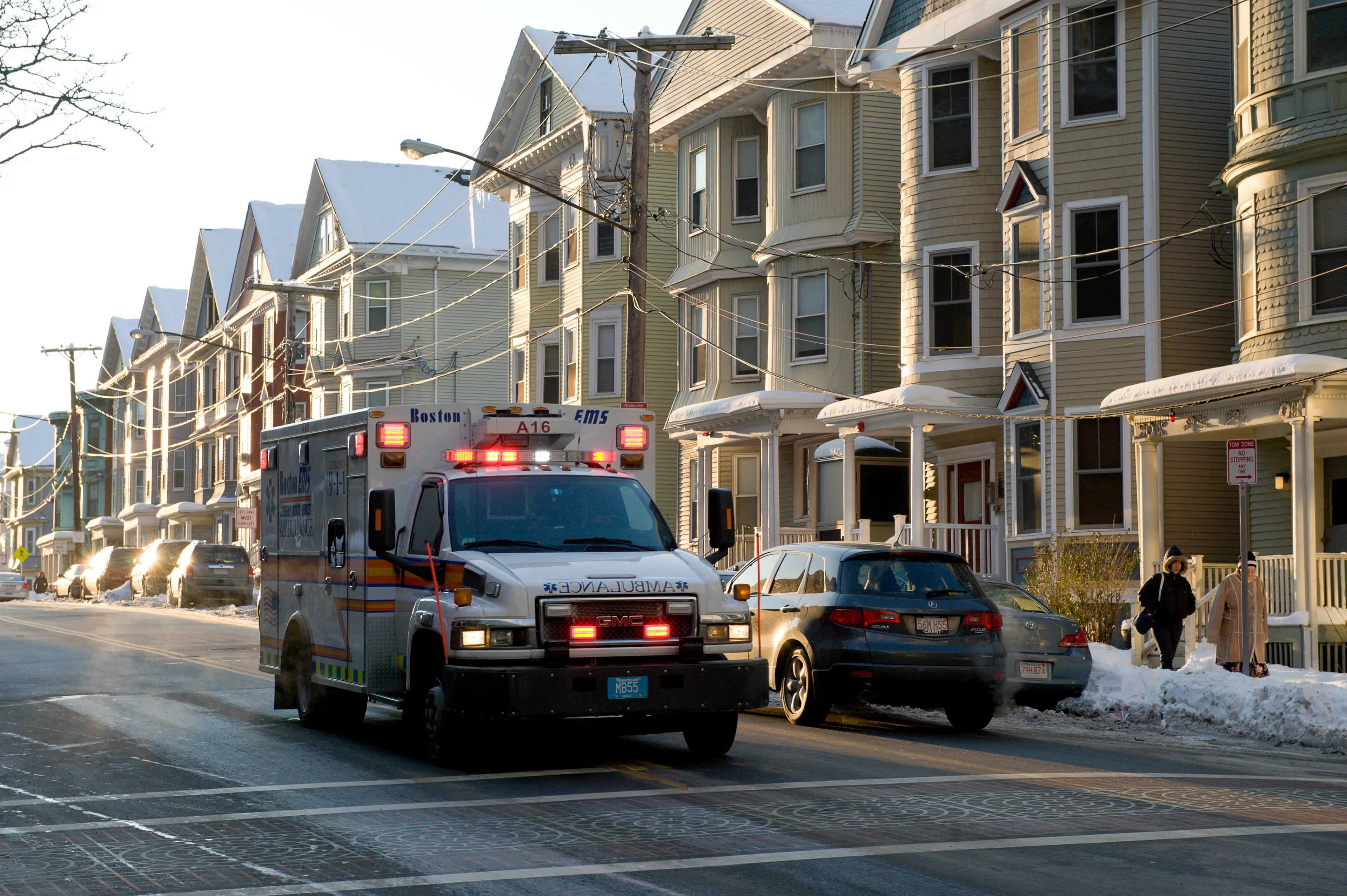 The boy was taken to hospital for treatment for a gunshot wound to his hand