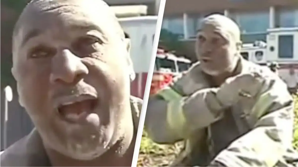 Firefighter warns ‘this ain’t done yet’ as people surround buildings after 9/11