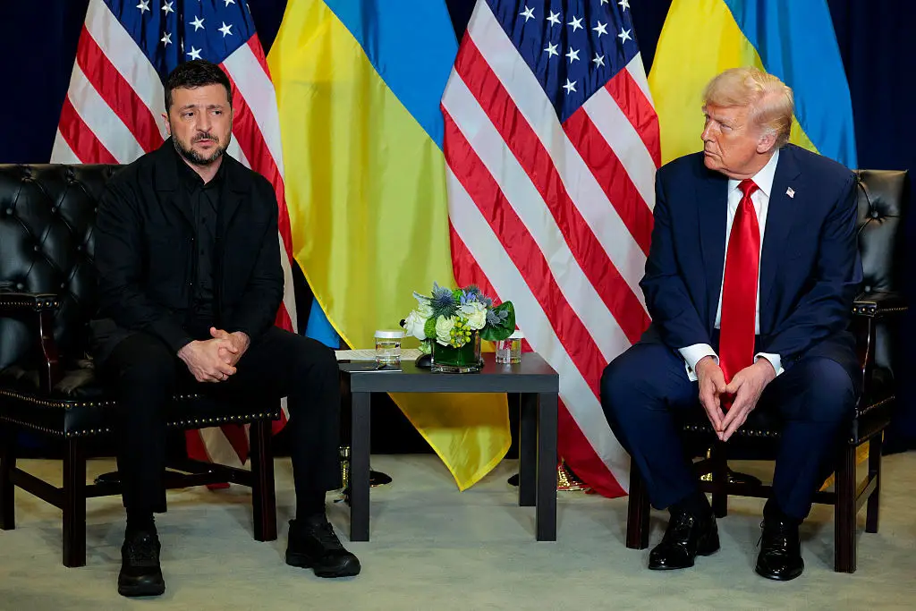 Donald Trump and Volodymyr Zelenskyy have been talking (Chip Somodevilla/Getty Images)