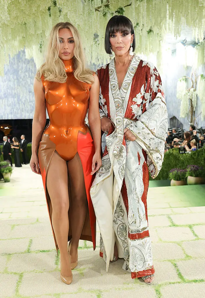Kim attended the Met Gala with mom, Kris Jenner (Photo by Kevin Mazur/MG26/Getty Images for The Met Museum/Vogue)