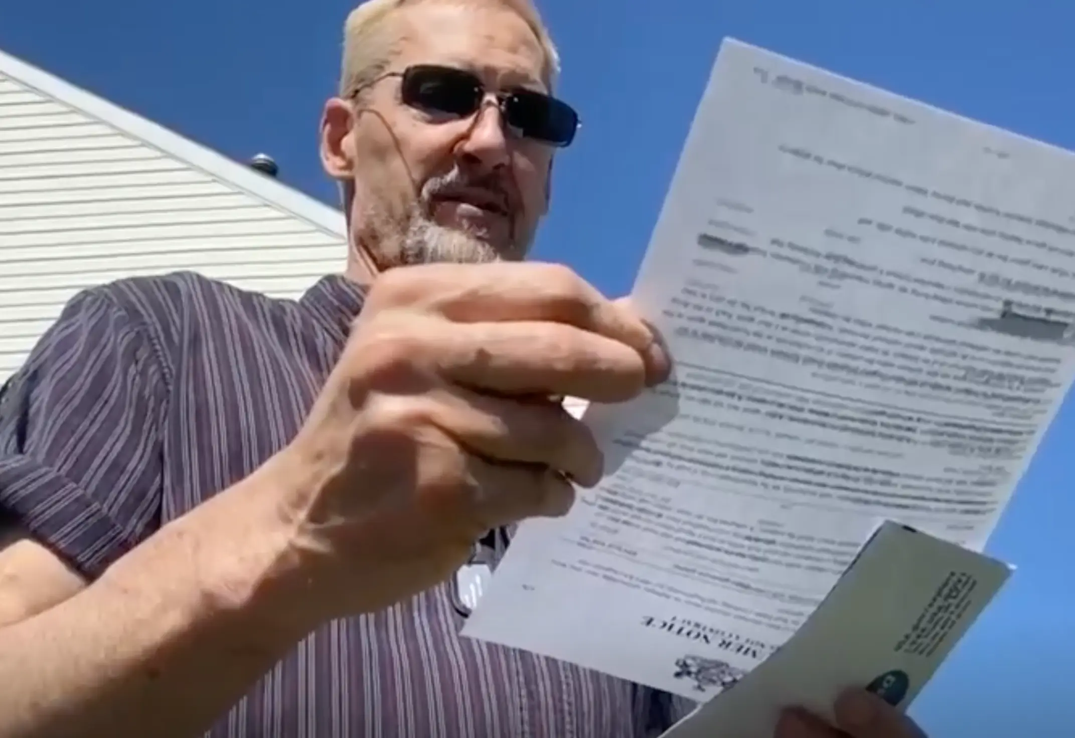 Barry Tangert got an enormous tax bill. (WJAC)