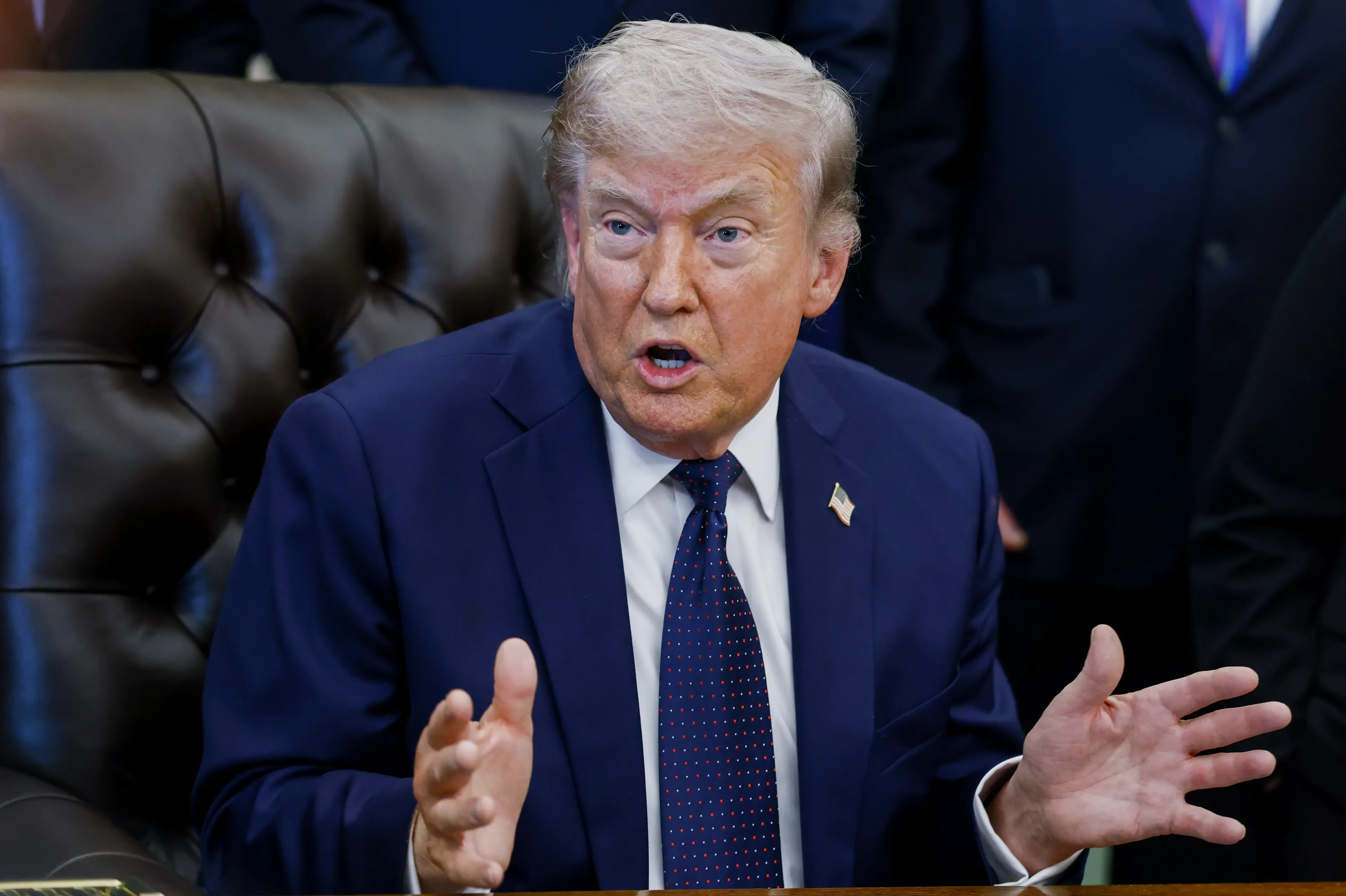 Trump's numbers are very low (Will Oliver/EPA/Bloomberg via Getty Images)