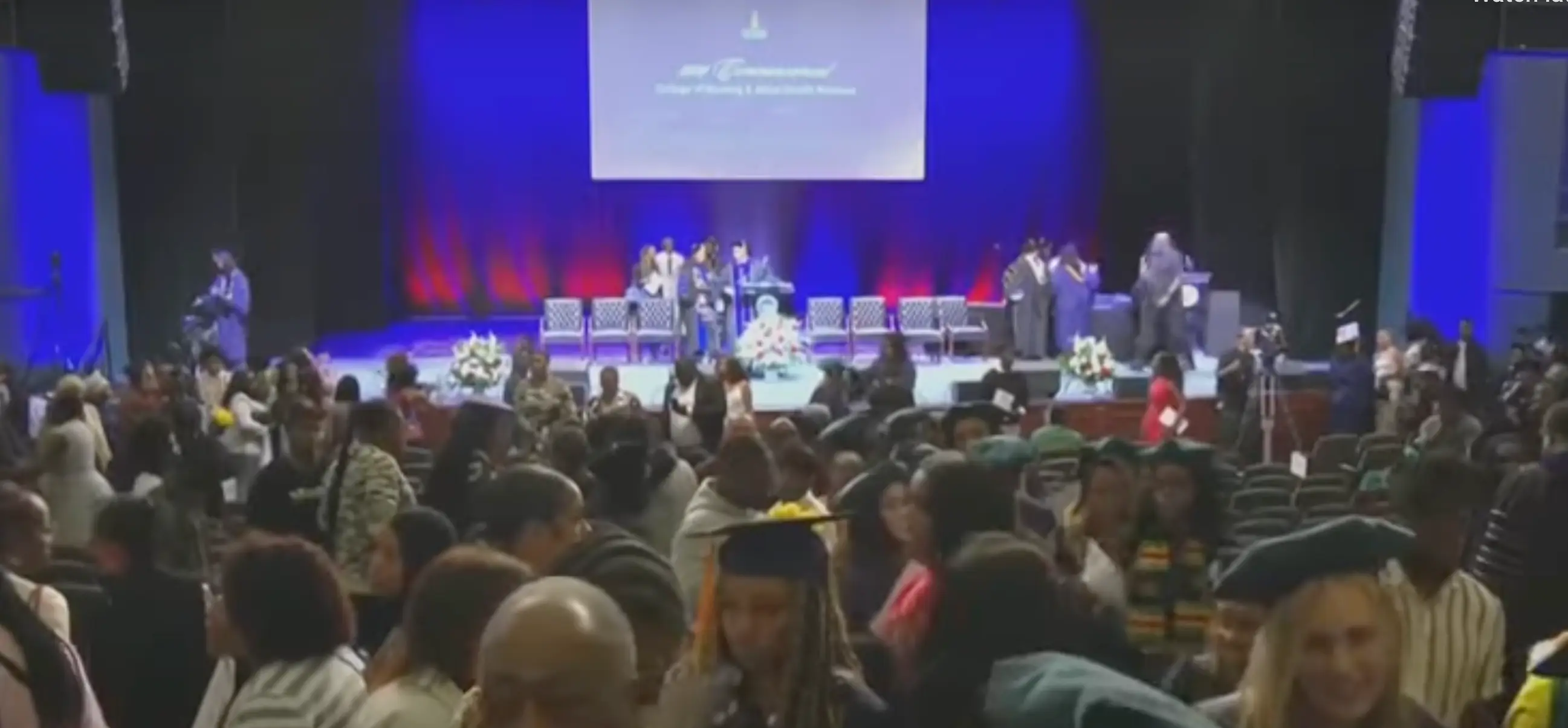 Attendees were left furious that they would not be able to see their loved ones special moment. (NBC 4 Washington)