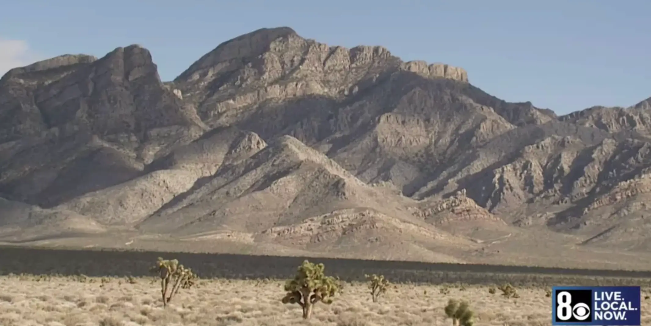 The crash is believed to have taken place just outside the boundary (KLAS TV)