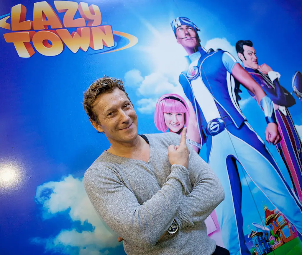 LazyTown ran from 2004 to 2014. It debuted on Nickelodeon and was filmed at a specialized studio in Reykjavík, Iceland. (Photo by Pablo Blazquez Dominguez/WireImage)
