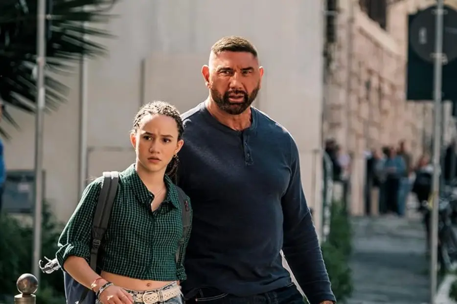 Bautista managed to sneak in the move in his latest movie My Spy: The Eternal City (Amazon MGM Studios) 