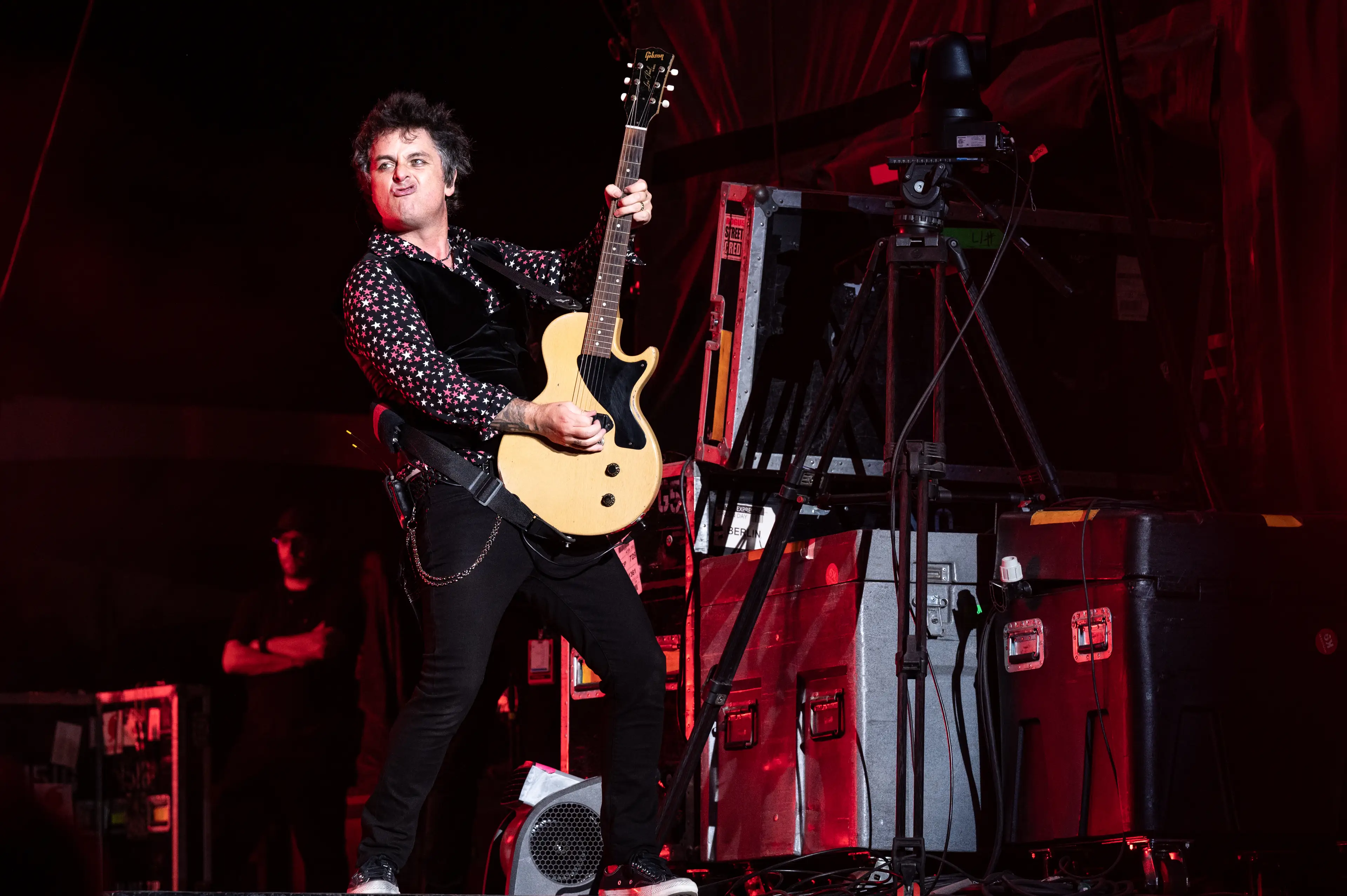 Two Las Vegas radio stations have banned Green Day from their playlists following Armstrong's comments (Jim Bennett/Getty Images)