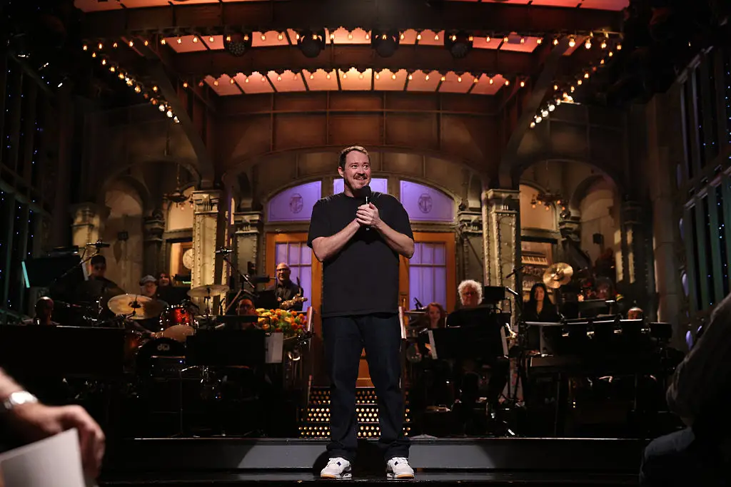 Gillis was hired as an SNL featured player in 2019 and fired days later after podcast clips resurfaced (Will Heath/NBC via Getty Images)
