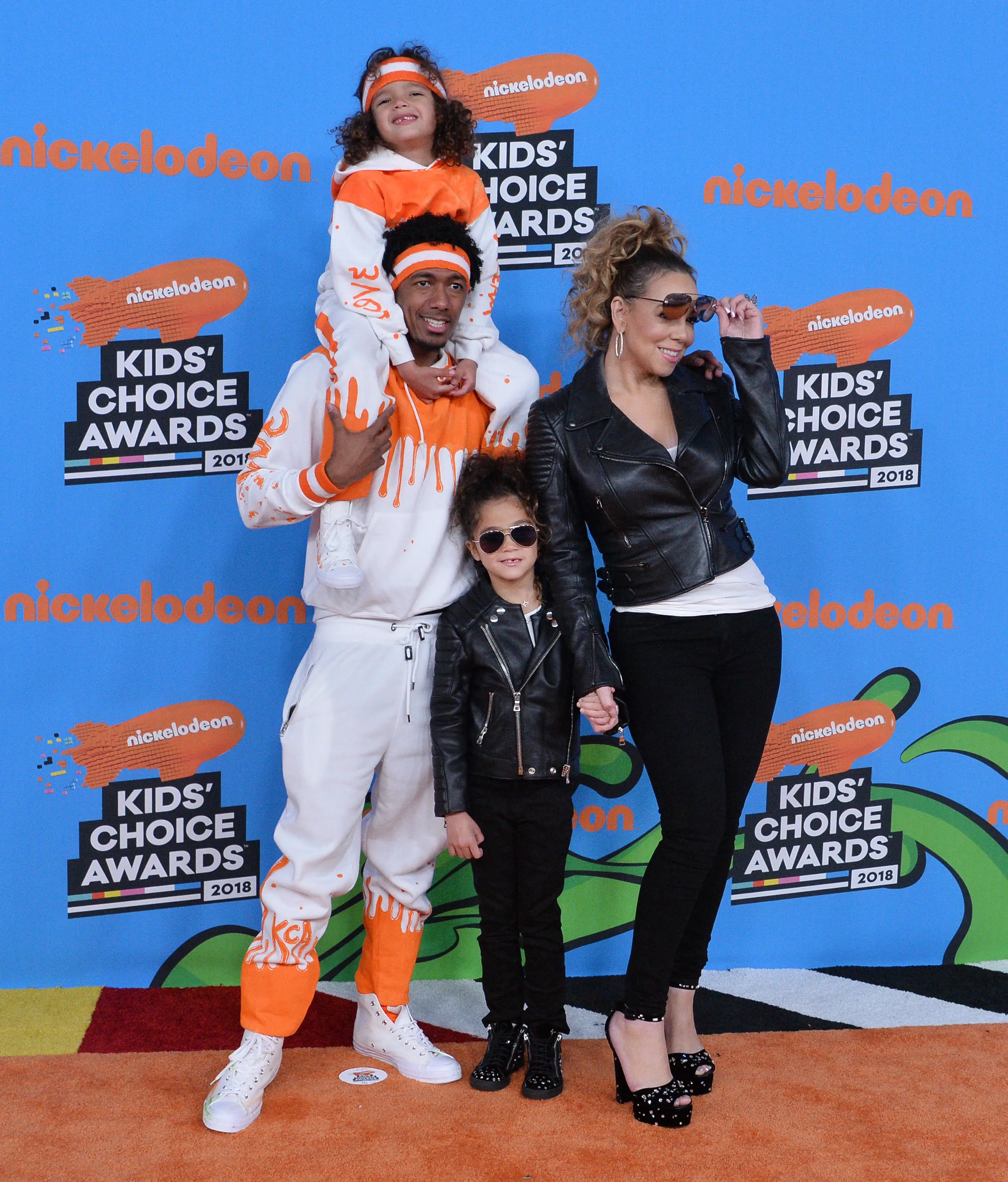 Nick Cannon has twins with Mariah Carey.