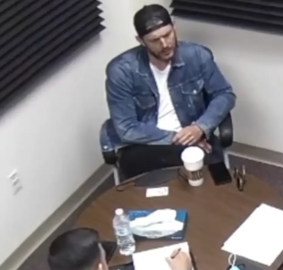 Jensen Ackles was interviewed by police following the fatal shooting. (Santa Fe Police Department)