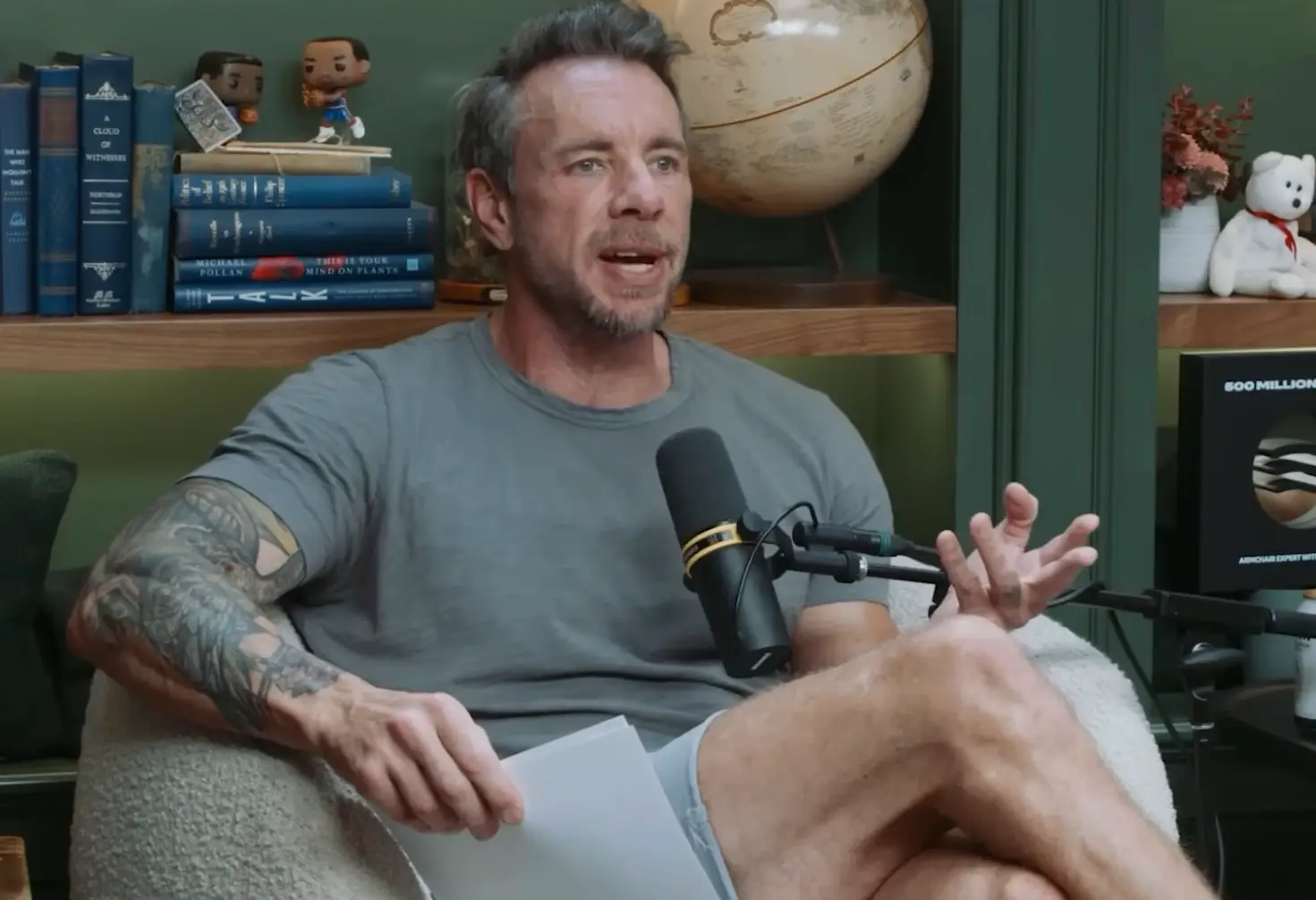 Dax Shepard has finally weighed in on the backlash faced by his wife's anniversary post (The Armchair Expert / YouTube)