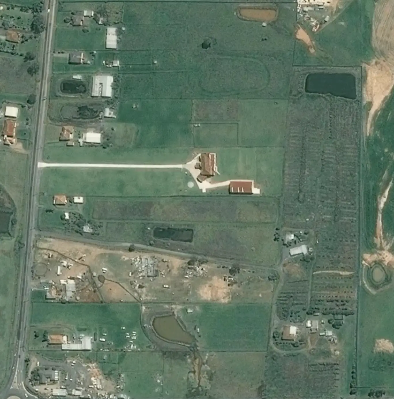 How the area used to look.