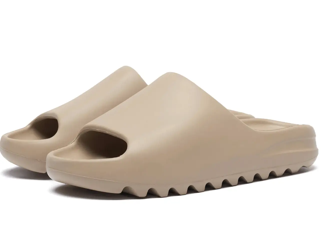 Ye's Yeezy sliders.
