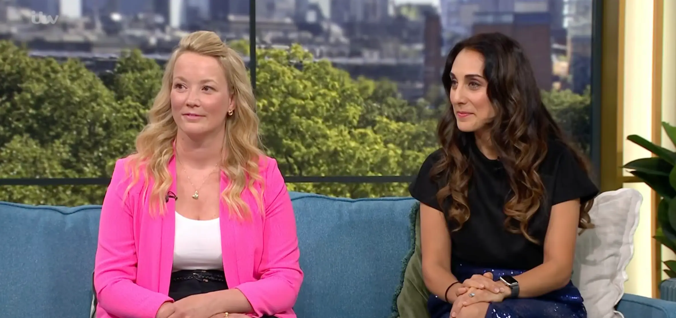 Claire was joined by Dr Sana on the This Morning sofa (YouTube/This Morning)