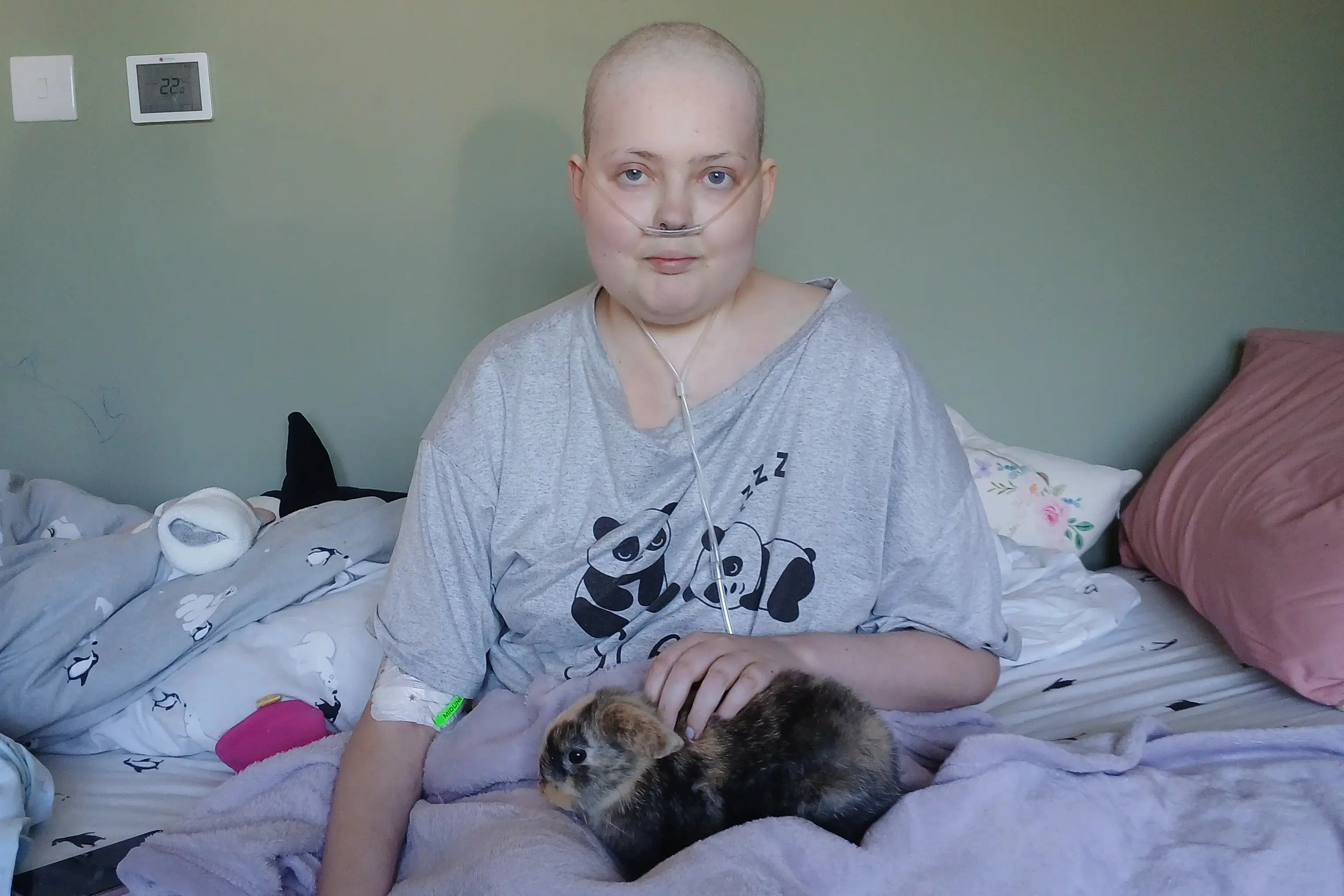 The cancer ended up spreading to Liberty's left lung (SWNS)