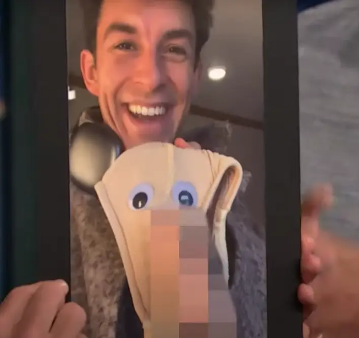 Can't beat a prosthetic penis prank... (Late Night with Seth Meyers)