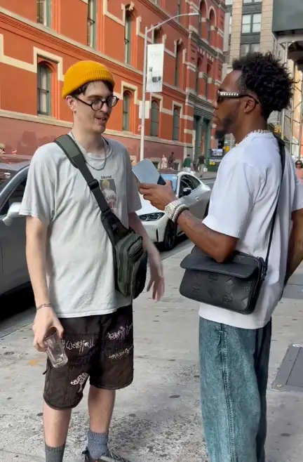 The man said he suffered a sudden brain injury when he died (TikTok/@‌glojays)