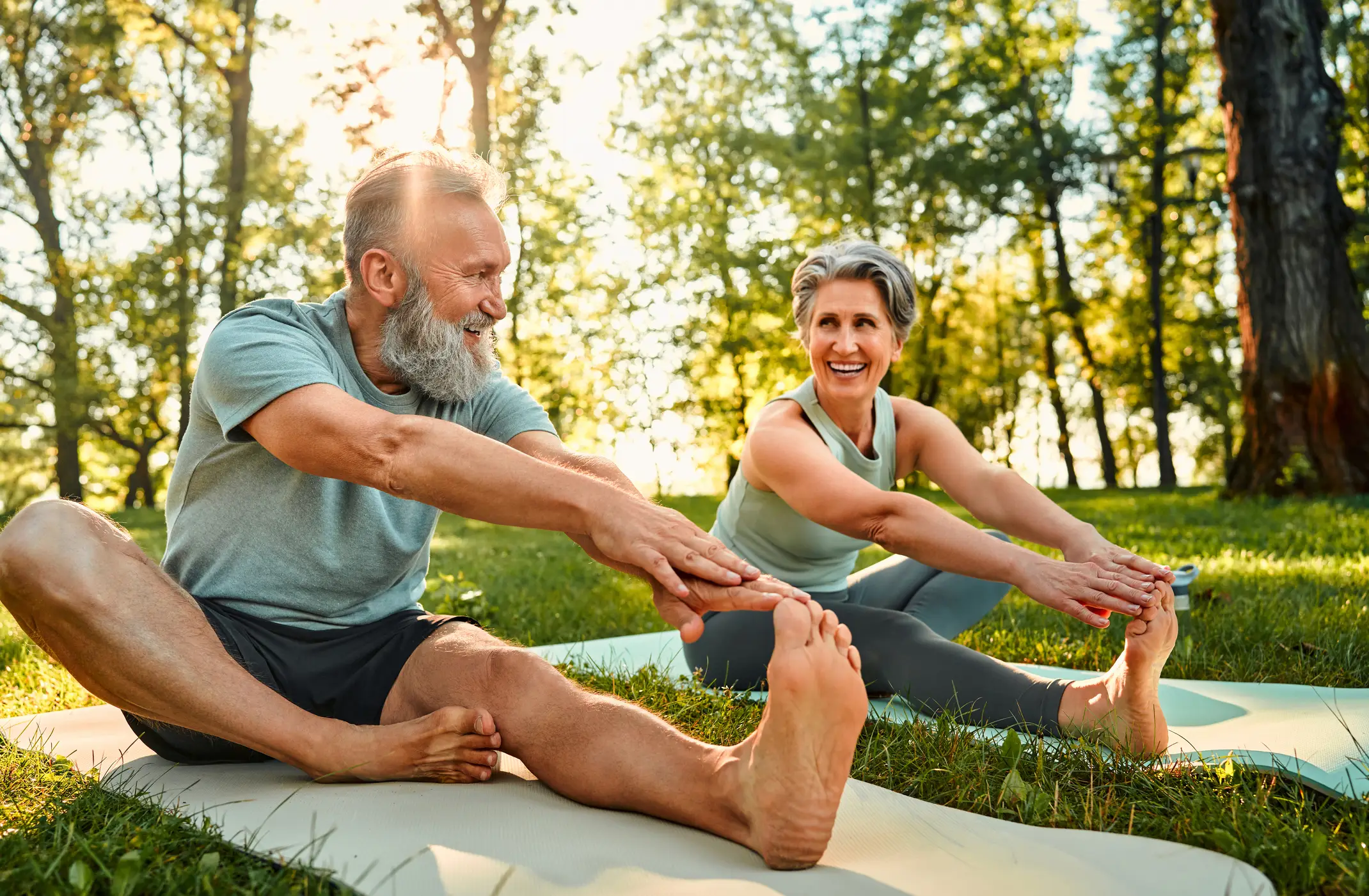 Doing regular stretches is a great way to maintain flexibility. (Harbucks / Getty)