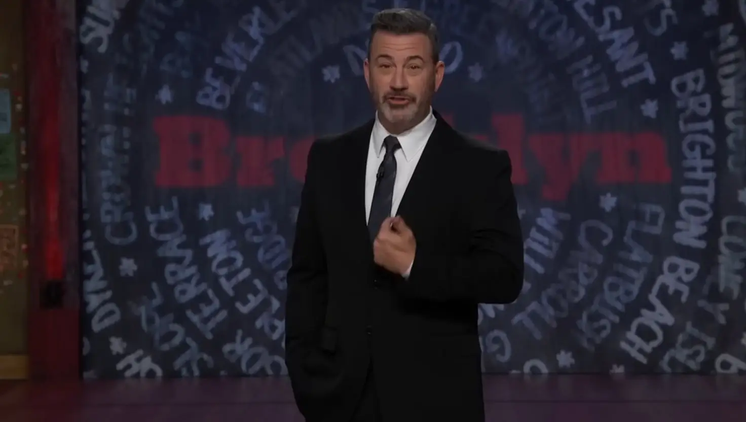 Jimmy Kimmel made a scathing remark about JD Vance during the opening monologue of his long-running TV show (YouTube/JimmyKimmelLive)