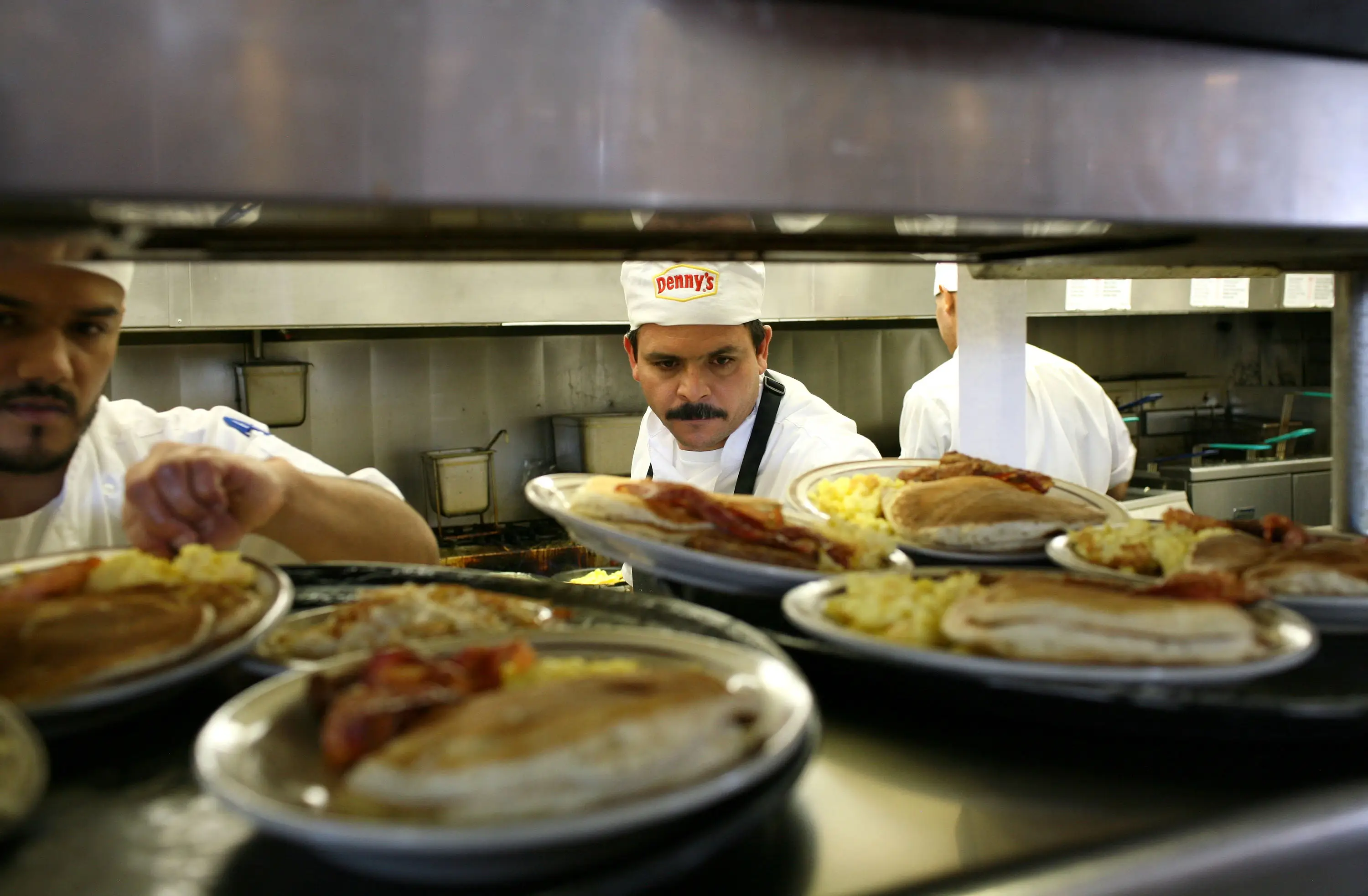 Denny's breakfast's has increased. (Justin Sullivan/Getty Images)