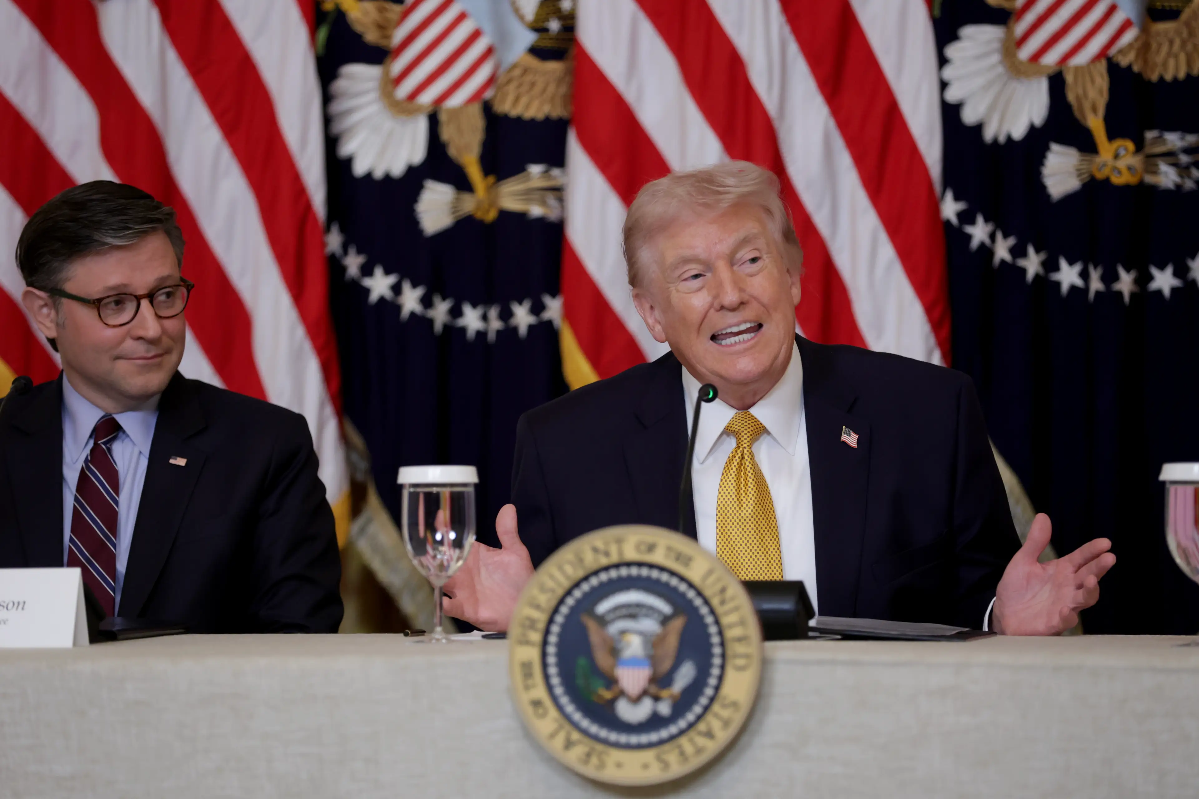 President Trump blasted Sir Keir Starmer for having to talk to his 'team' (Alex Wong/Getty Images)