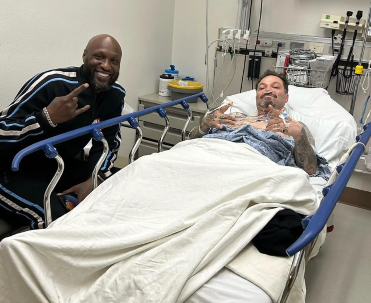 Bam Marger and Lamar Odon.