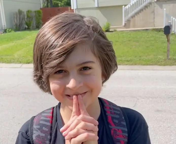 Daken wanted to try and raise enough money to clear the school's lunch debt (Facebook/ Vanessa Kramer) 