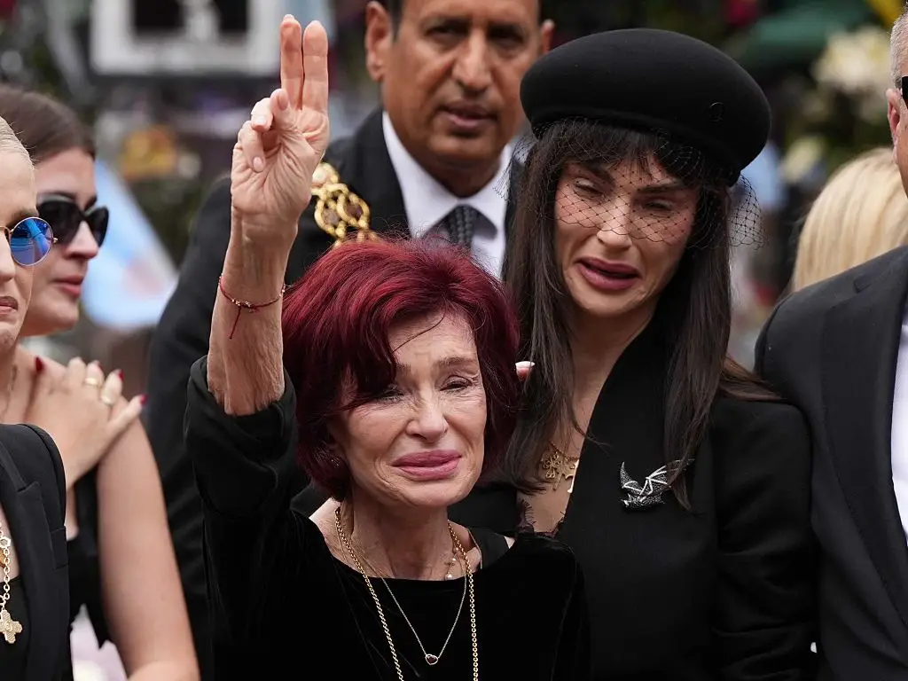 Sharon Osbourne at the procession (Loannis Alexopoulos/Anadolu via Getty Images)