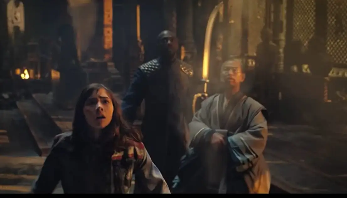 Xochitl Gomez as America Chavez in Doctor Strange in the Multiverse of Madness. (Walt Disney Studios)