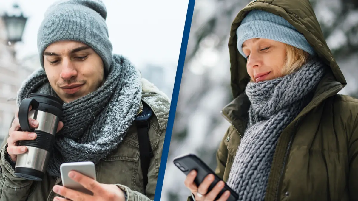 Expert issues warning to anyone using their phone in cold weather amid concerns it could cause 'permanent' damage