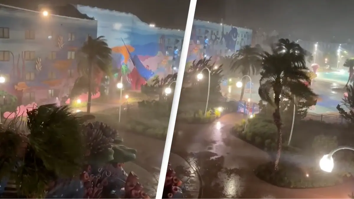 Walt Disney World gets slammed by Hurricane Milton in horrifying footage