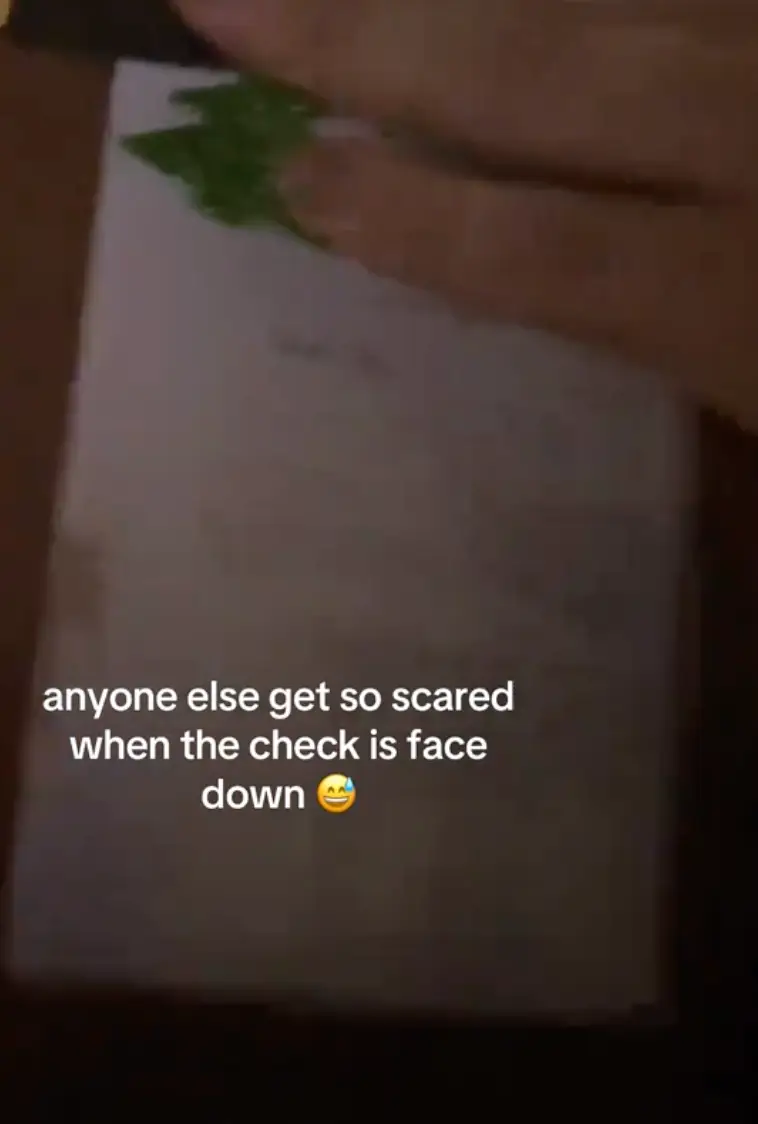 The tip was $15 on a $93 bill (TikTok/ @realslimsaydie) 