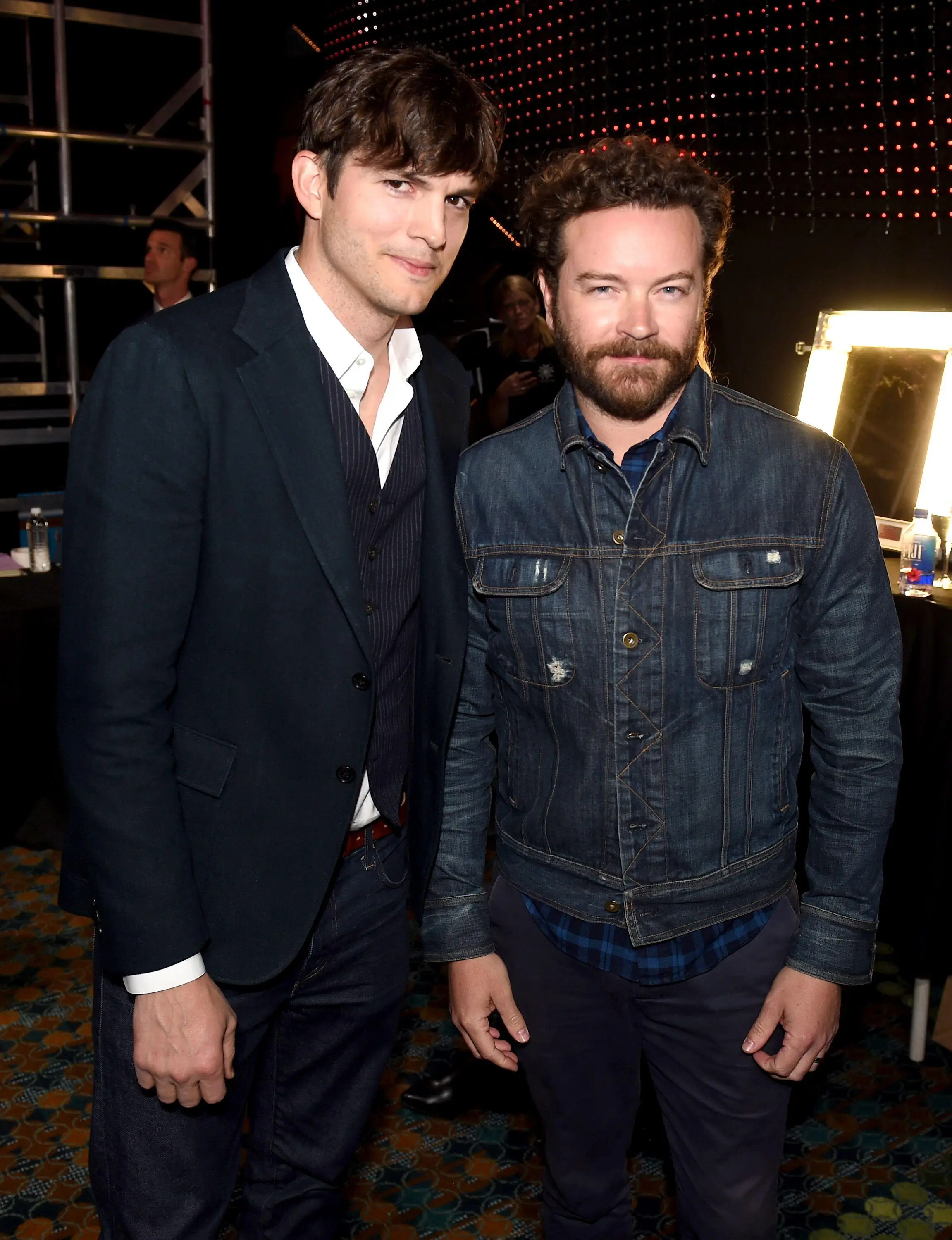 Ashton Kutcher says he hopes Masterson is innocent but doesn't know.