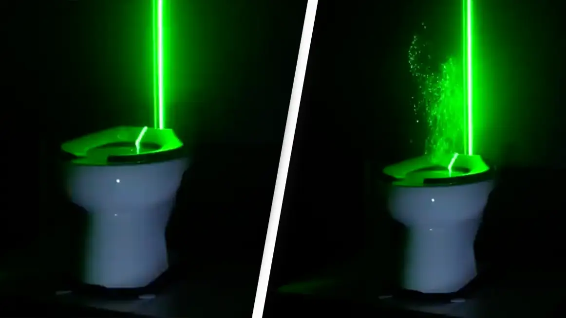 Video footage will make sure you never leave the toilet seat up again