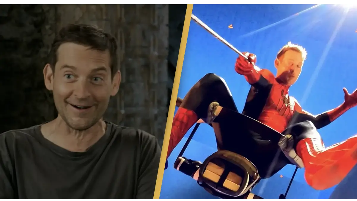 Spider-Man: No Way Home Behind-The-Scenes Footage Shows Tobey Maguire Becoming Spidey Again