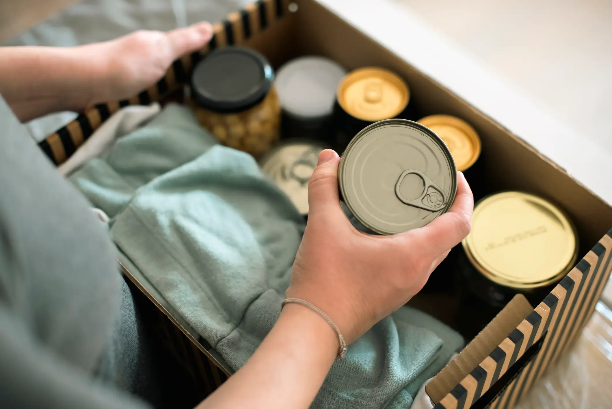The Defence Secretary said households should keep cash, bottled water and tinned food in case of a power cut or banking outage. (Getty Stock Image)