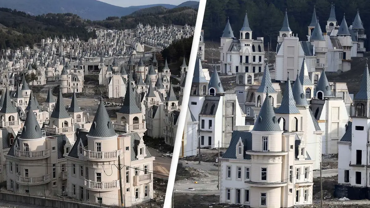 Inside abandoned ghost town that cost $200 million and is filled with castles