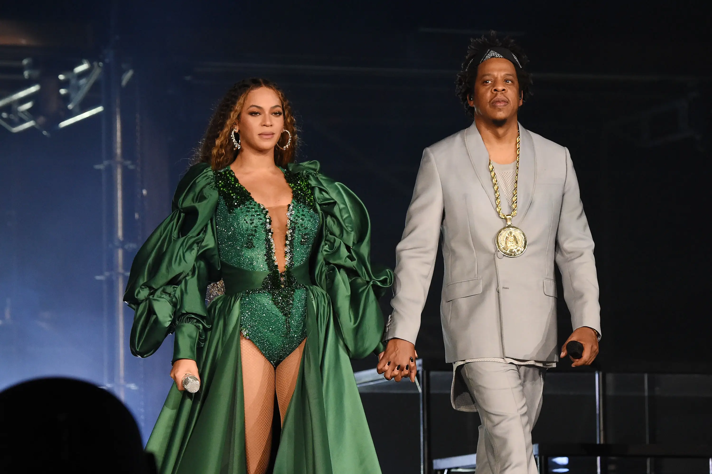Beyoncé and Jay Z are two of the biggest names in the music industry. (Kevin Mazur/Getty Images for Global Citizen Festival: Mandela 100)