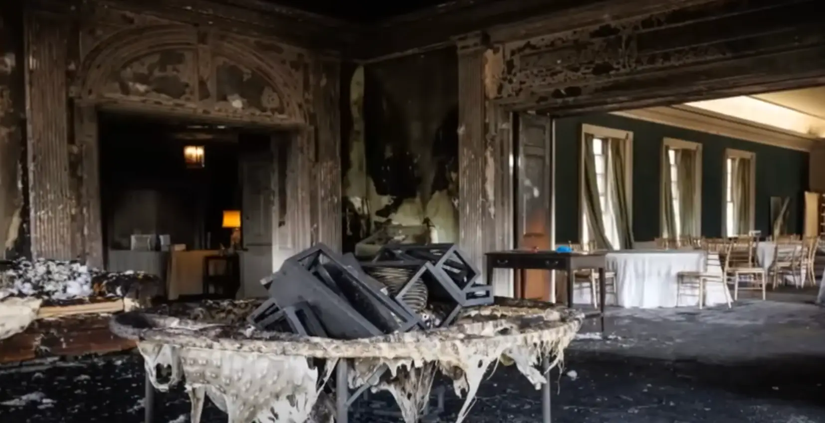 Significant damage was done to Governor Josh Shapiro’s home (CBS Philadelphia) 