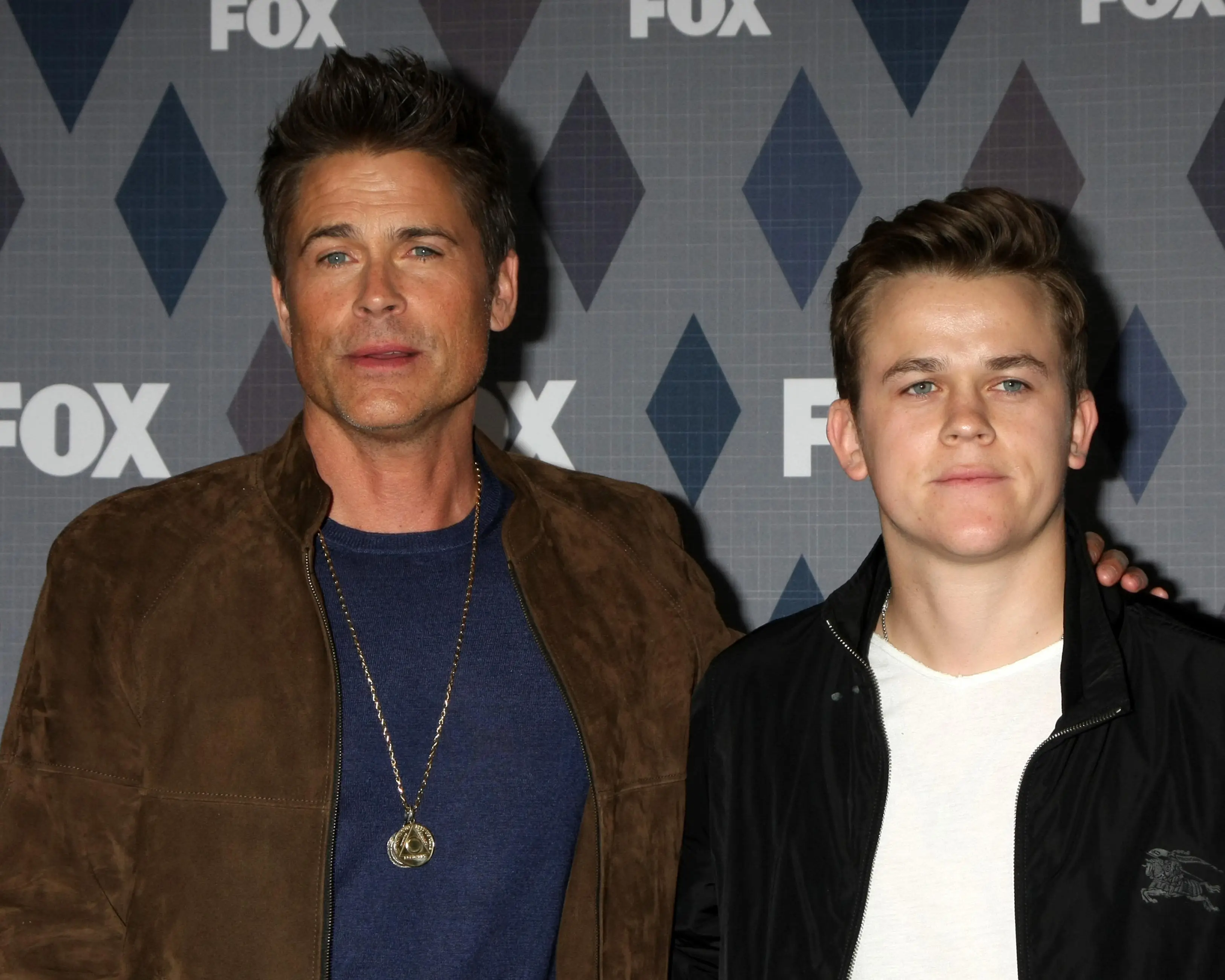 Rob Lowe and son John Owen Lowe.