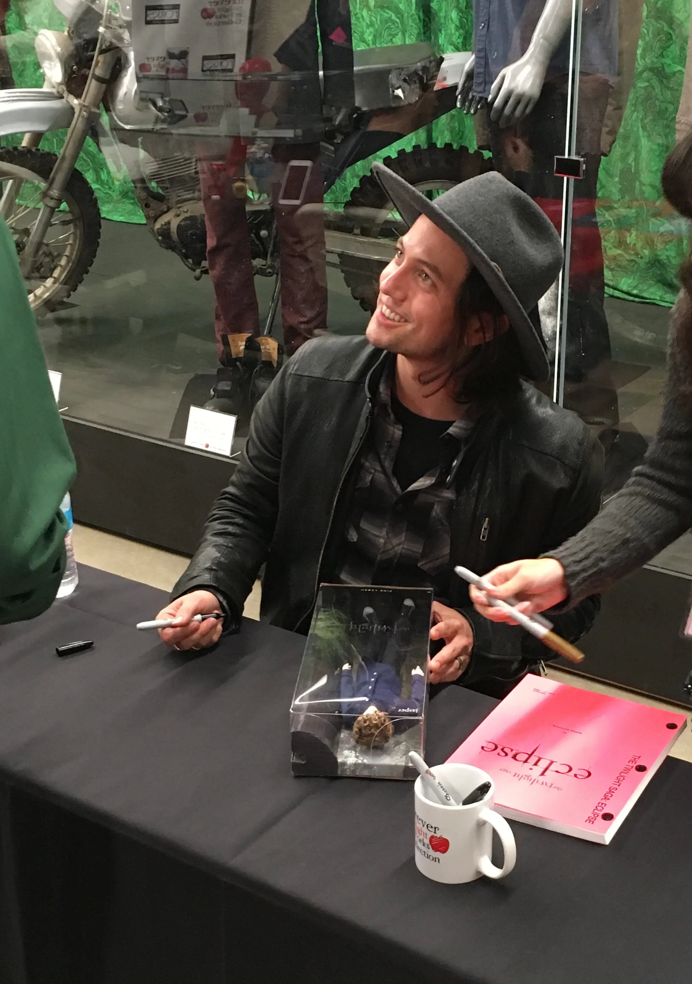 Jackson Rathbone visitied the Forever Twilight collection at Forks (Forks Collection)