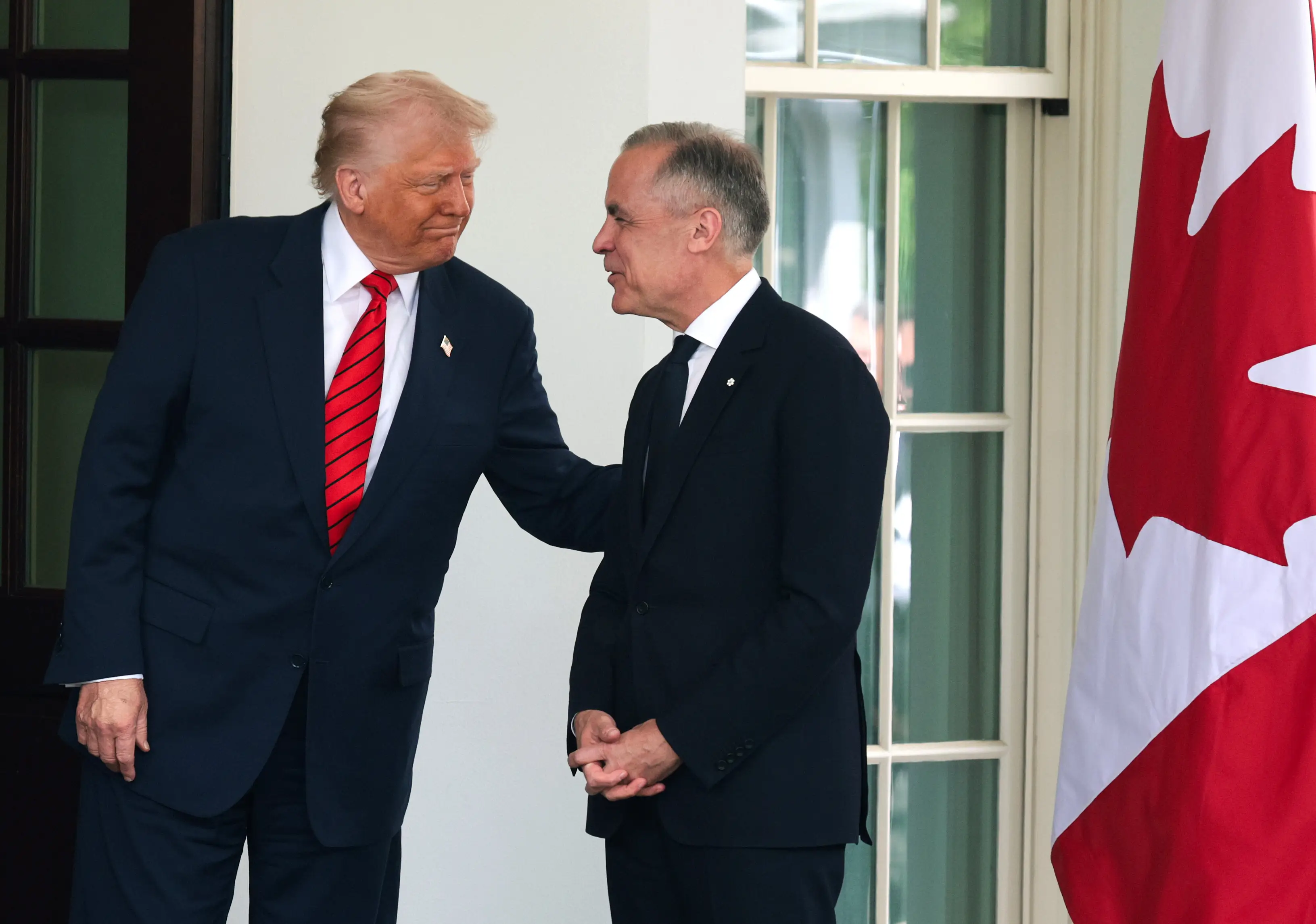 Donald Trump and Mark Carney met on May 6 (Alex Wong/Getty Images)