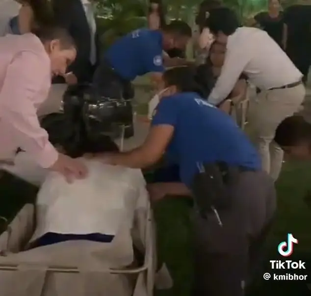 Many guests were taken to hospital. (TikTok/kmibhor)